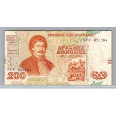 GRECIA BILLETE DE 200 DRACMAS BUEN ESTADO